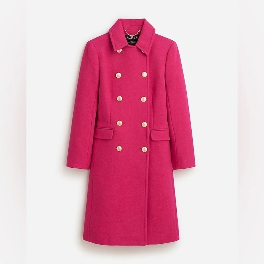 J Crew Warwick topcoat in Italian stadium-cloth wool blend BU449 - Picture 5 of 7